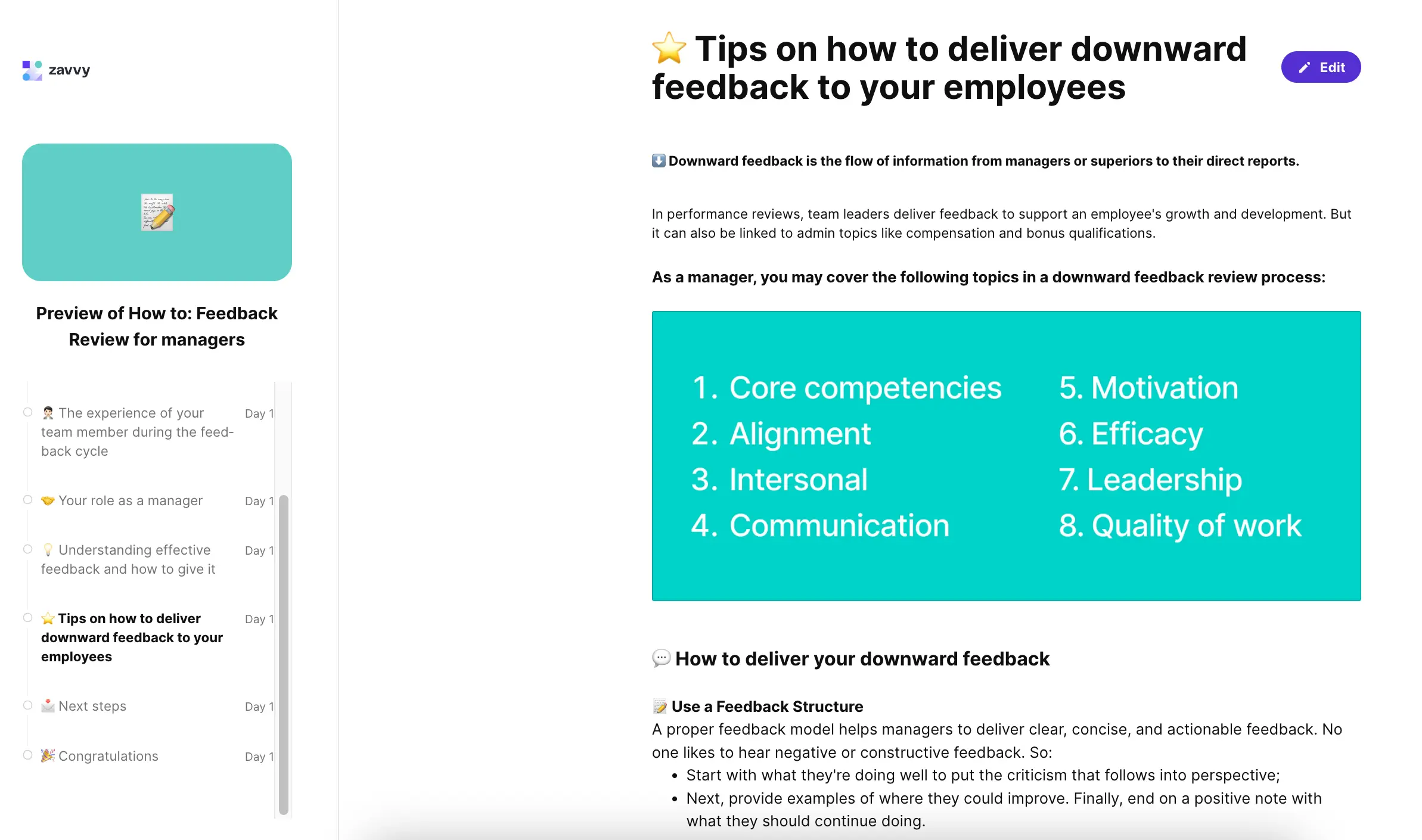 Feedback Training How to Improve Managers' Giving and Receiving Feedback Skills Zavvy